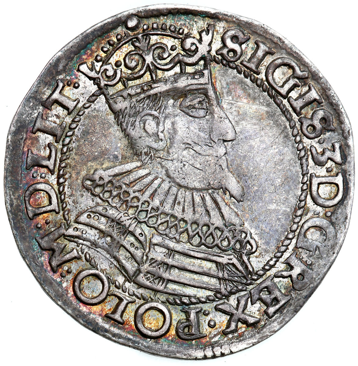 Zygmunt III Waza. Szóstak (6 groszy) 1595, Wschowa - RZADKOŚĆ
